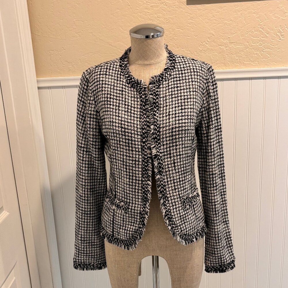 WHBM Houndstooth Jacket Size XS